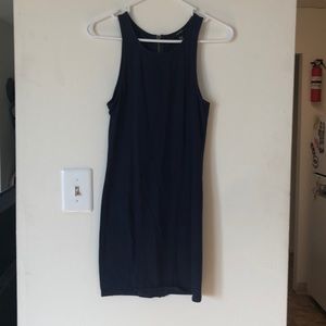 Sleeveless Bodycon Dress with Zipper Back Closure